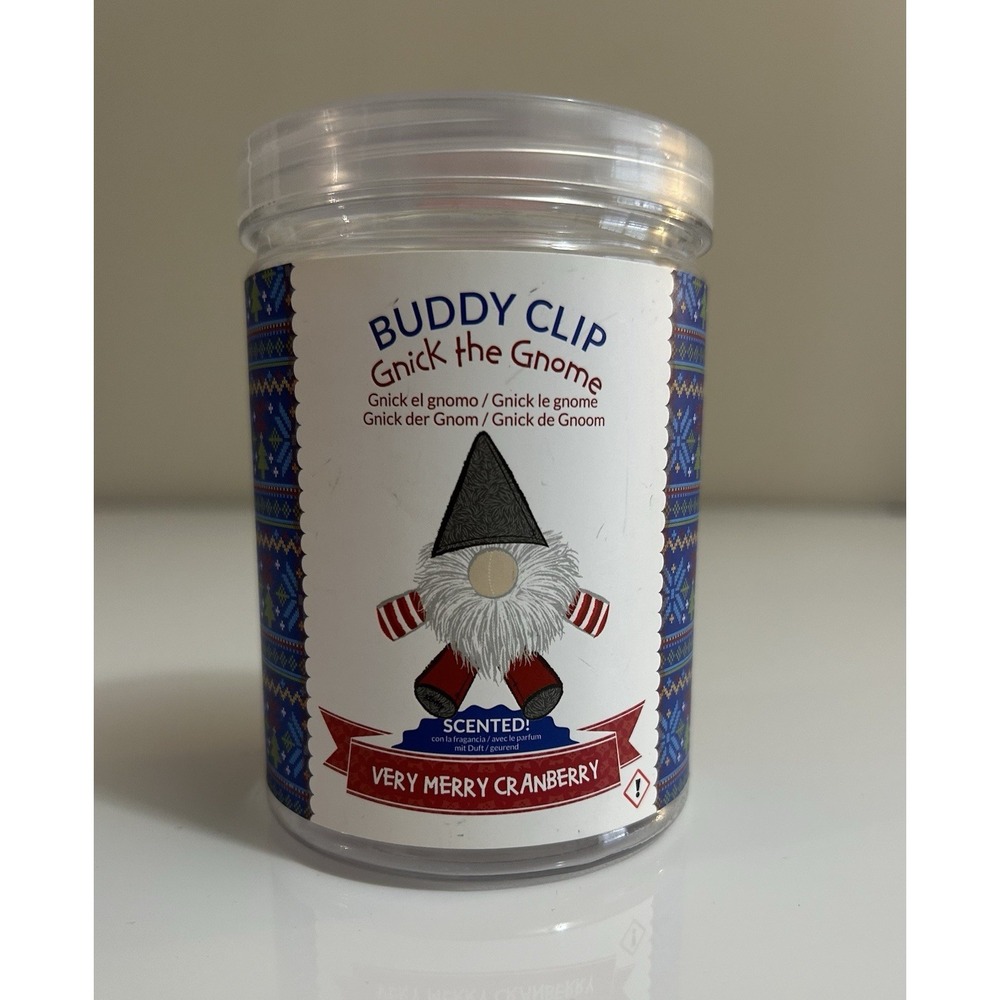 SCENTSY‎ Buddy Clip GNICK The GNOME NEW  Christmas VERY MERRY CRANBERRY